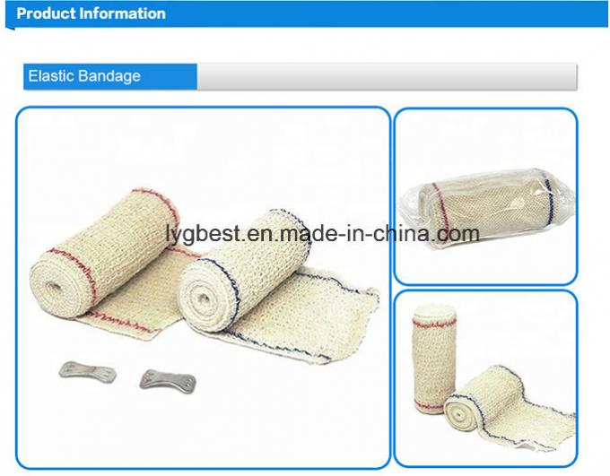 Produkte des medizinischen Bedarfs verwunden Behandlung Rück-elastische Adesive Kreppapierbinde Eab von der direkten Fabrik